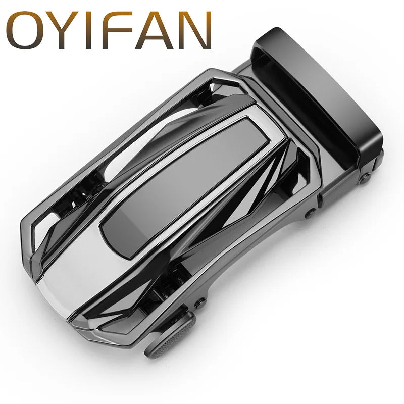 Men's Automatic Belt Buckle for 3.5cm Ratchet Belt Replacement Buckle, Fashion Style Men's Belt Buckle