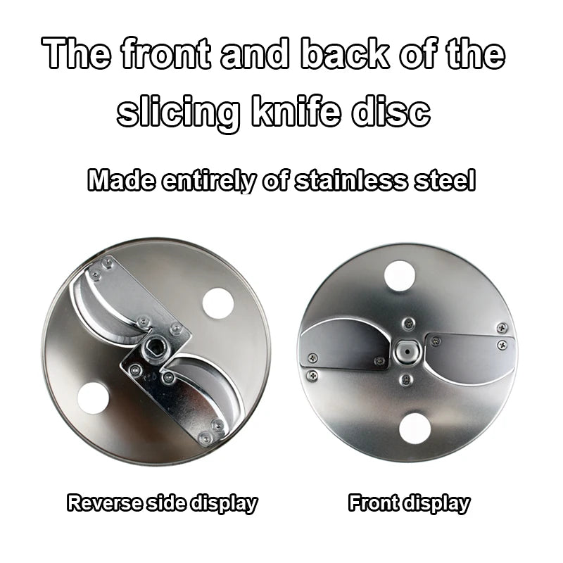 Electric Vegetable Slicer Accessories Cutting Into Strips Stainless Steel Replacement Slicing Knife Disc Shredding Blade Kit