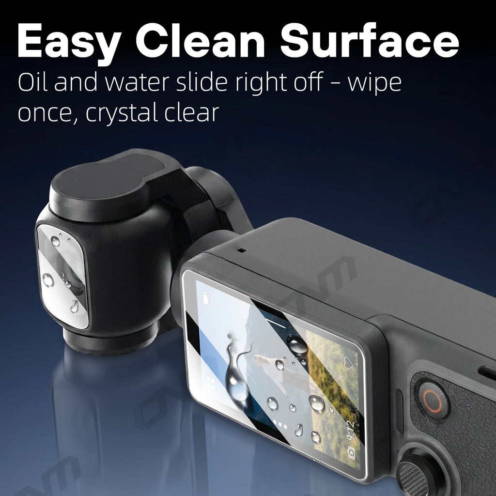 9H Tempered Glass For DJI Osmo Pocket 4 3, Ultra-Clear Glass Camera Lens Screen Protector Film For DJI Pocket4 Accessories