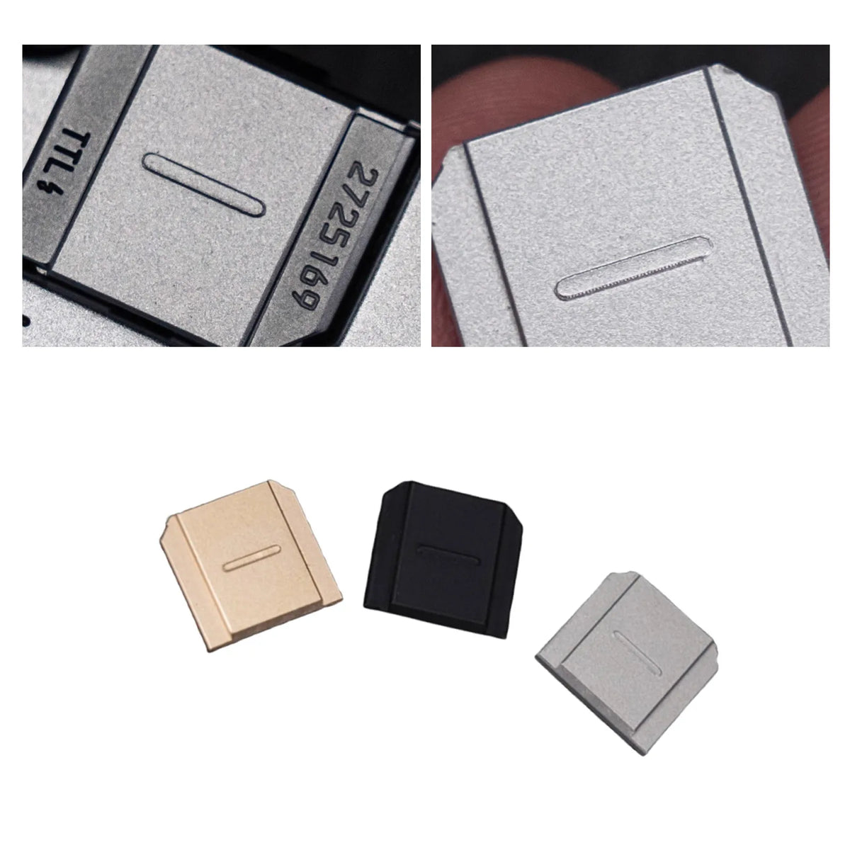 Camera Universal Hot Shoe Cover Pure Copper Frosted Suitable for Leica Fuji Nikon Panasonic