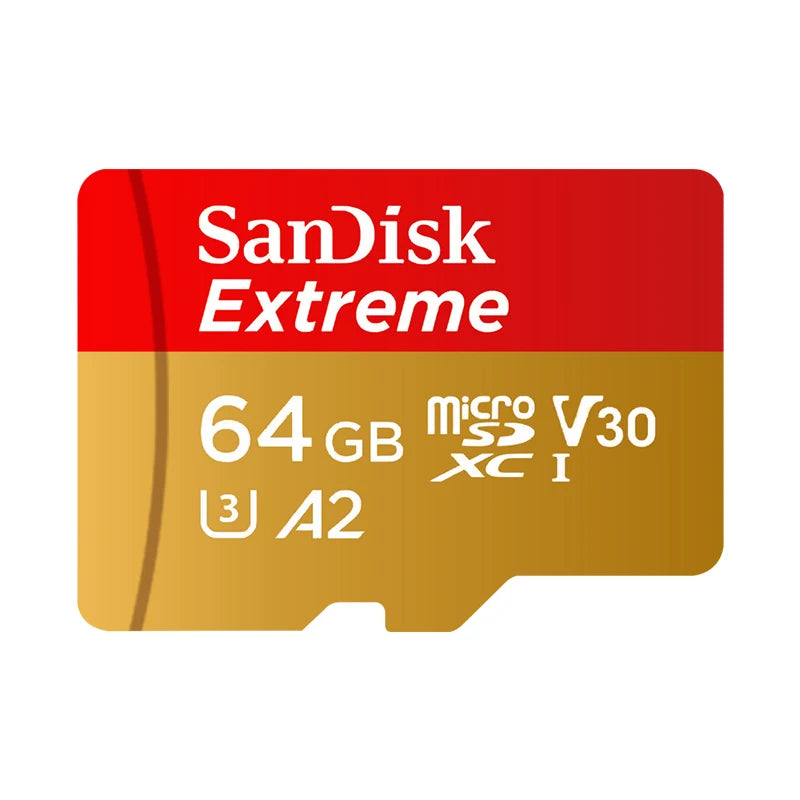 100% Original SanDisk Micro SD Card A1 A2 Memory Card 32GB 64GB 128GB 256GB 512GB 1TB microSD TF Card Storage UHS-I Cards U1 U3