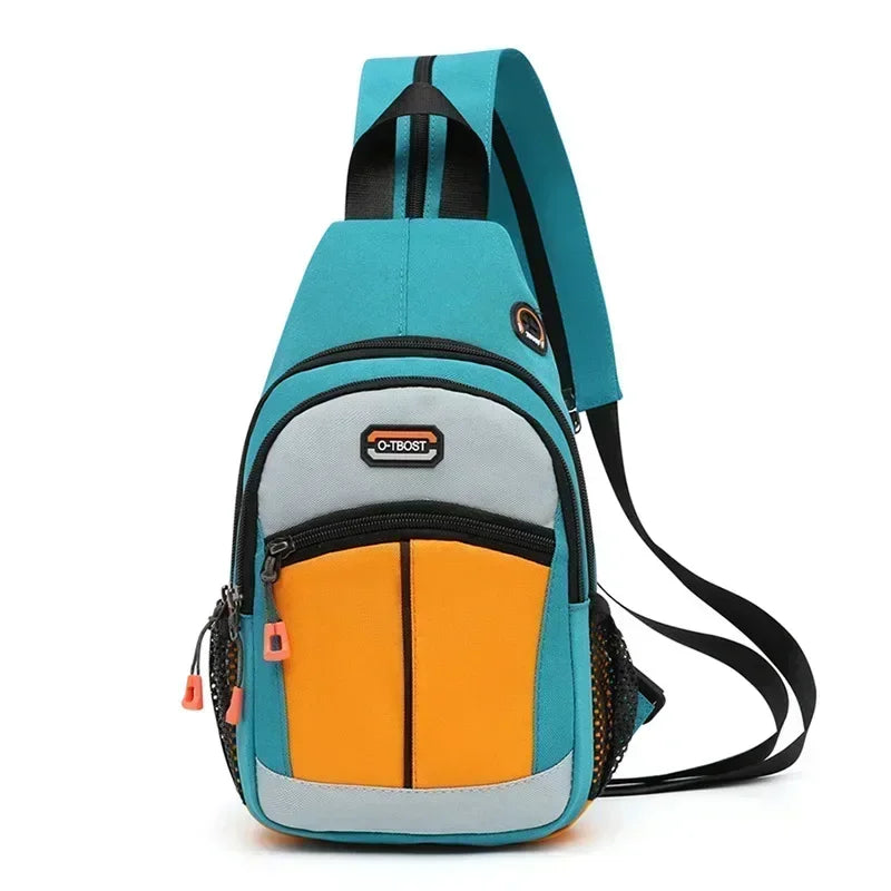 Women Mini Backpack Small Chest Bag Oxford Cloth Waterproof Fashion Messenger Bag Female Sports Bag Travel Bagpack Crossbody Bag