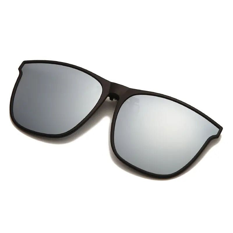 Clip On Sunglasses Men Photochromic Car Driver Goggles Night Vision Glasses Anti Glare Vintage Square Glasses