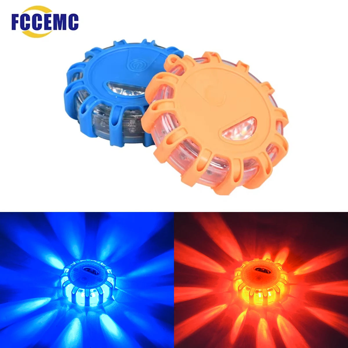 Magnetic LED Strobe Warning Light Portable Car Road Rescue Safety Flashing Lights Roadside Auto Signal Beacon Lamp Accessory
