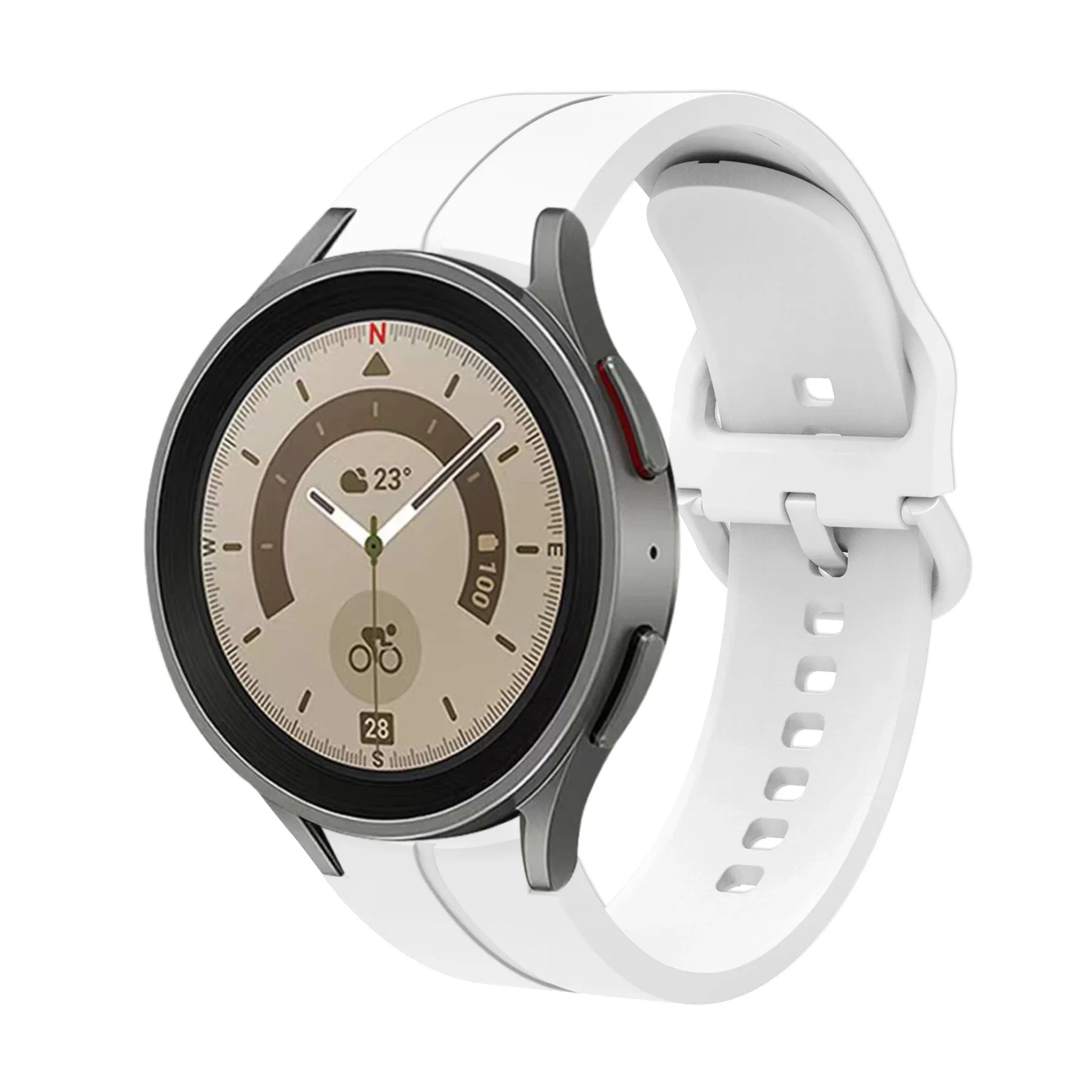 No Gap Silicone Strap For Samsung Galaxy Watch 6/4 Classic 47mm/43mm 5 Pro 45mm Bracelet Band For Galaxy Watch 7/6/5/4 40mm 42mm