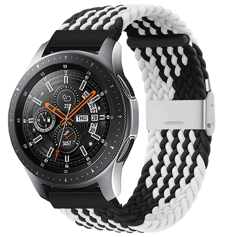 20mm 22mm Nylon strap for Samsung Galaxy Watch 3 42mm 46mm Gear S3 Active 2 Watch Adjustable Bracelet For Amazfit Huawei Correas