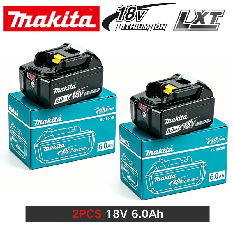 original Makita battery 18V rechargeable battery 6.0Ah replacing Makita DDF487 BL1840 BL1850 BL1860B BL1830B power tool battery