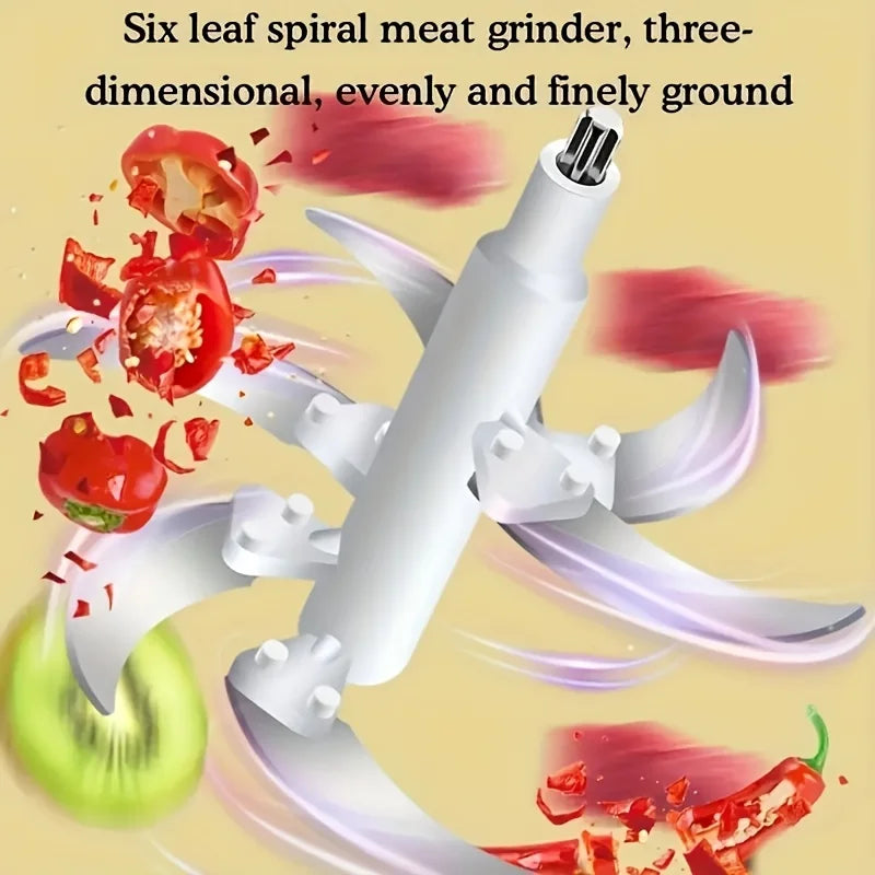 Stainless steel meat grinder and vegetable chopper, food processing machine, food chopper meat/vegetable/fruit grinder