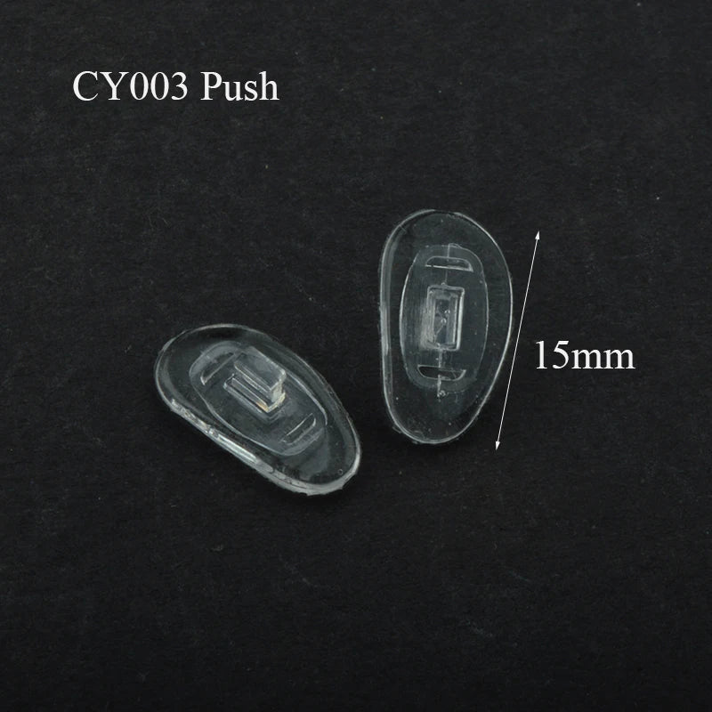 2000pcs Wholesale Eyeglasses Glasses Silicone nose pads various types & sizes eyewear nose pad part oval round