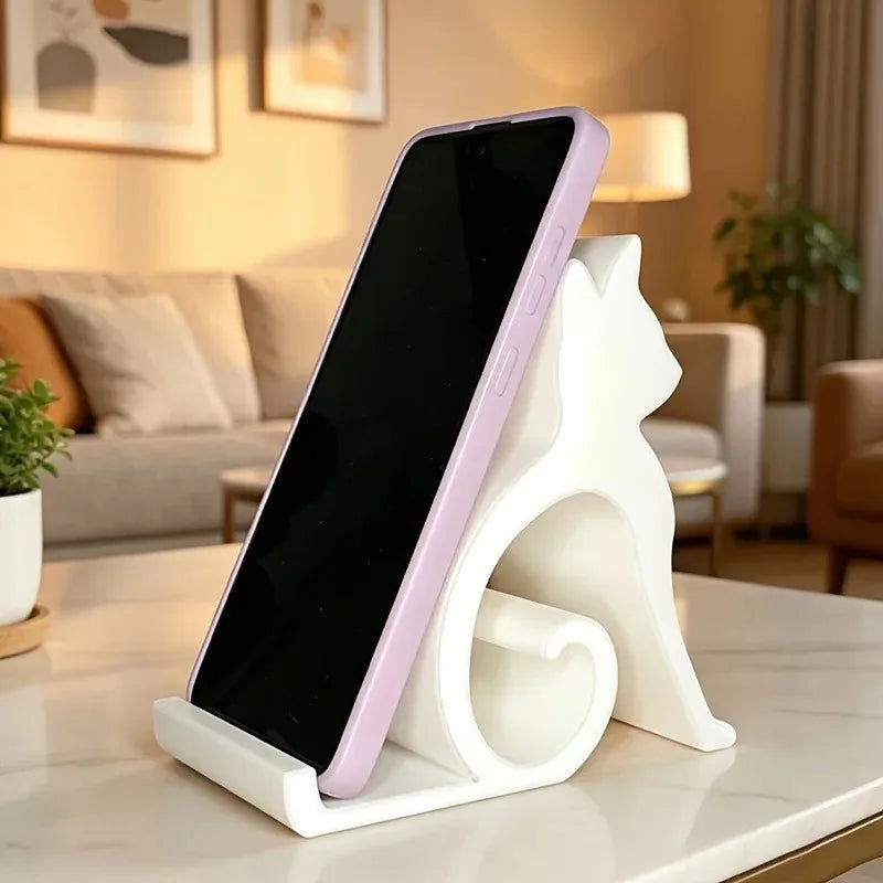 Cute Cat Phone Stand Lazy Tablet Support Stand Home Desktop Phone Stand Mobile Phone Grip, Mobile Phone Accessories