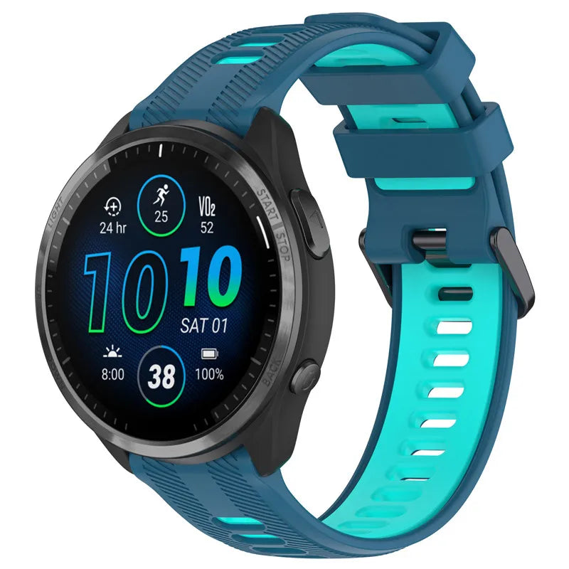 22mm Silicone Strap For Garmin Forerunner 965 Solar 945 935 745 Smart Watch Band Sport Wristband Bracelet For Fenix 5 6 7 Pro
