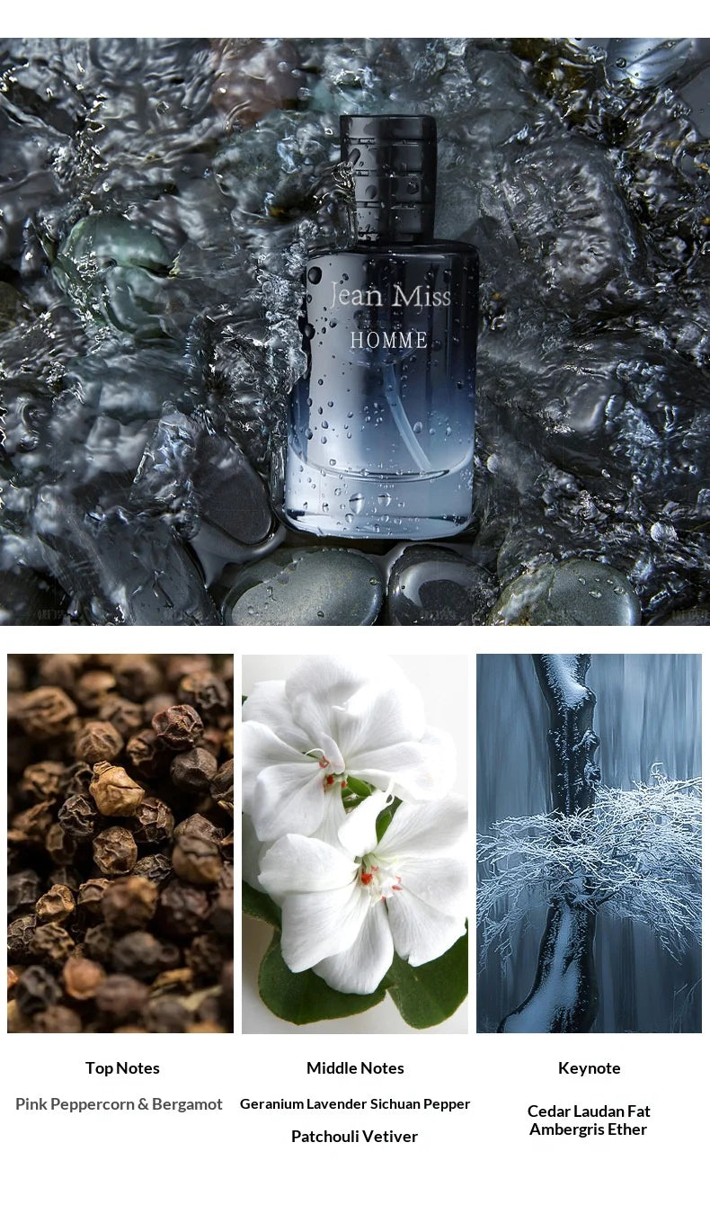 Cologne Perfume Men Sandalwood Perfumes Set Spray Flirting Pheromone Long Lasting Light Fragrance Vibrant Gentleman Dating Gift