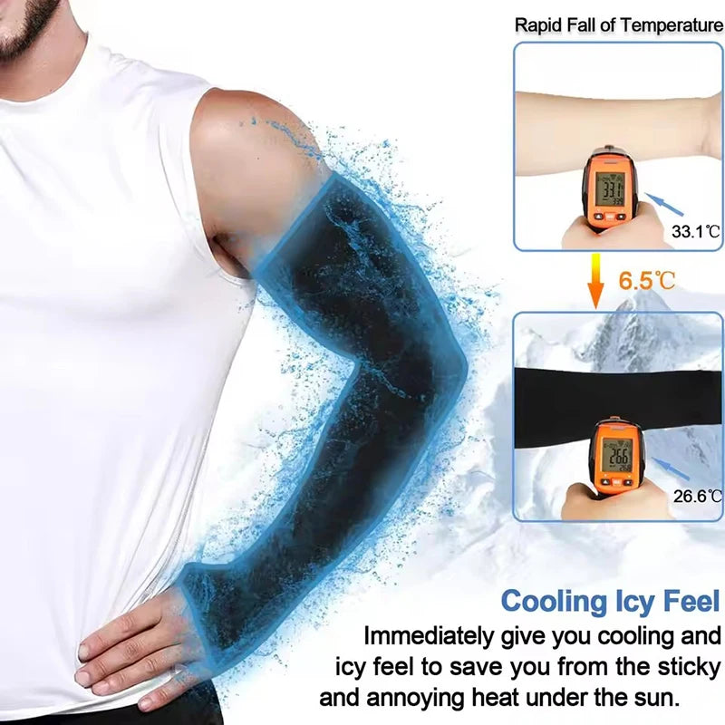 3/5PCS Arm Sleeves for Sun Protection Men's and Women's Elbow Sleeves for Outdoor Sports UV Protection Arm Sleeves