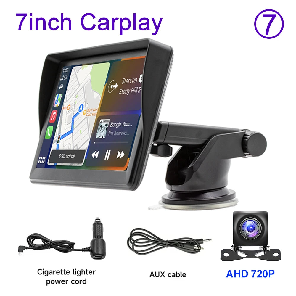 7/9/10.26 Inch Universal Portable Carplay Android Auto for Car Screen Wireless Carplay Screen Wireless Car Stereo Radio 1 2 din