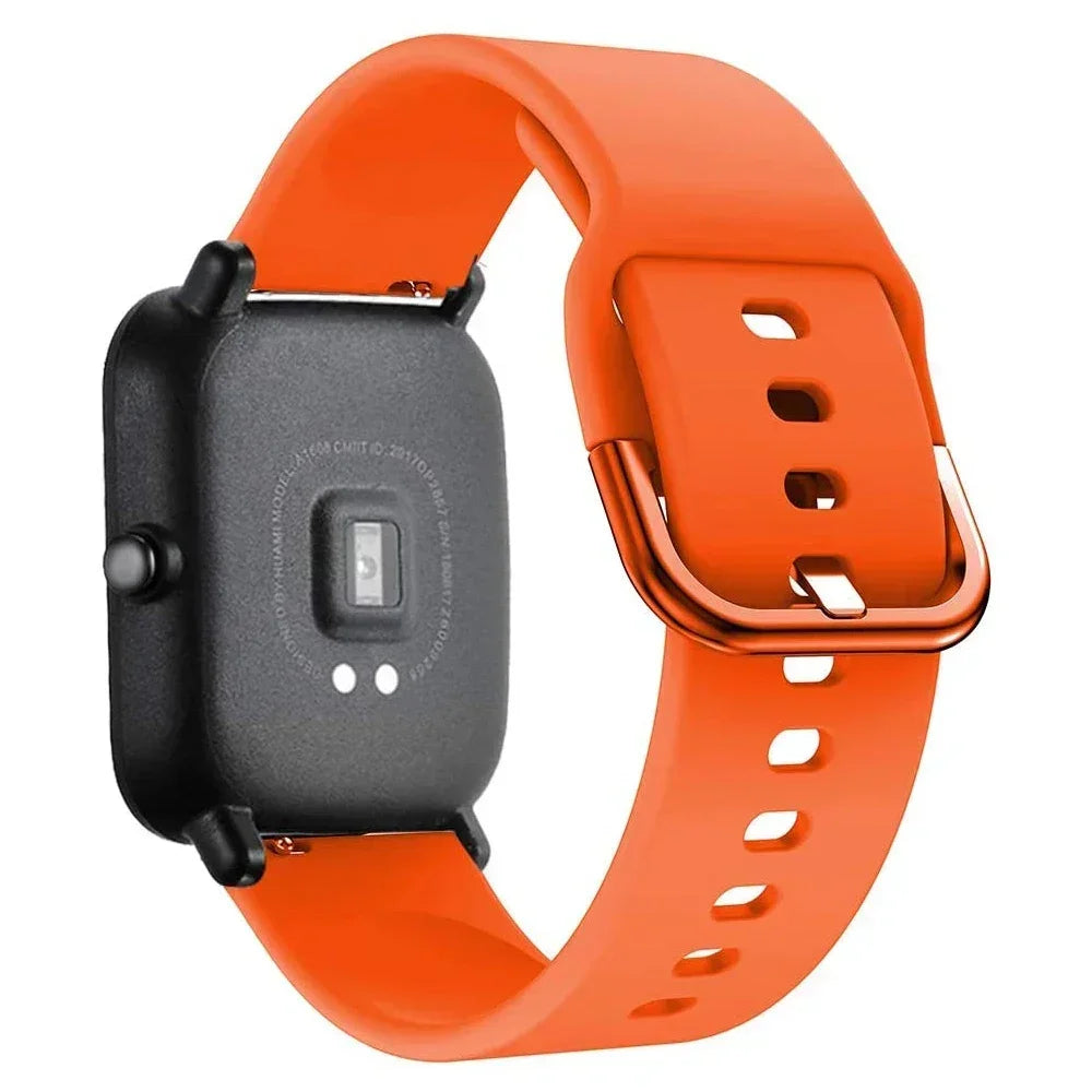Silicone Strap For Amazfit GTS 4/2e/3/2 GTS2 Mini/GTR 4/3/Pro/2/2e Sport Bracelet Huawei watch Gt 5-4-2e-3-3 pro 20mm 22mm Bands