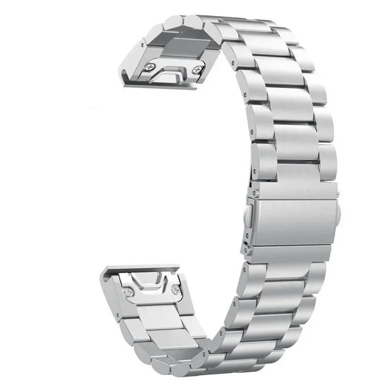 Quick Fit 26mm 22mm 20mm Metal Strap For Garmin Tactix 8 Fenix 8/E 7X 6X Stainless Steel Bracelet Enduro 3 Forerunner 965 Band