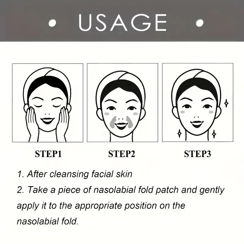 Facial Wrinkle Patches - 18 Patches Face Masks for Overnight to Reduce Facial Wrinkles, Smile Lines, Fine Lines & Chin Wrinkles
