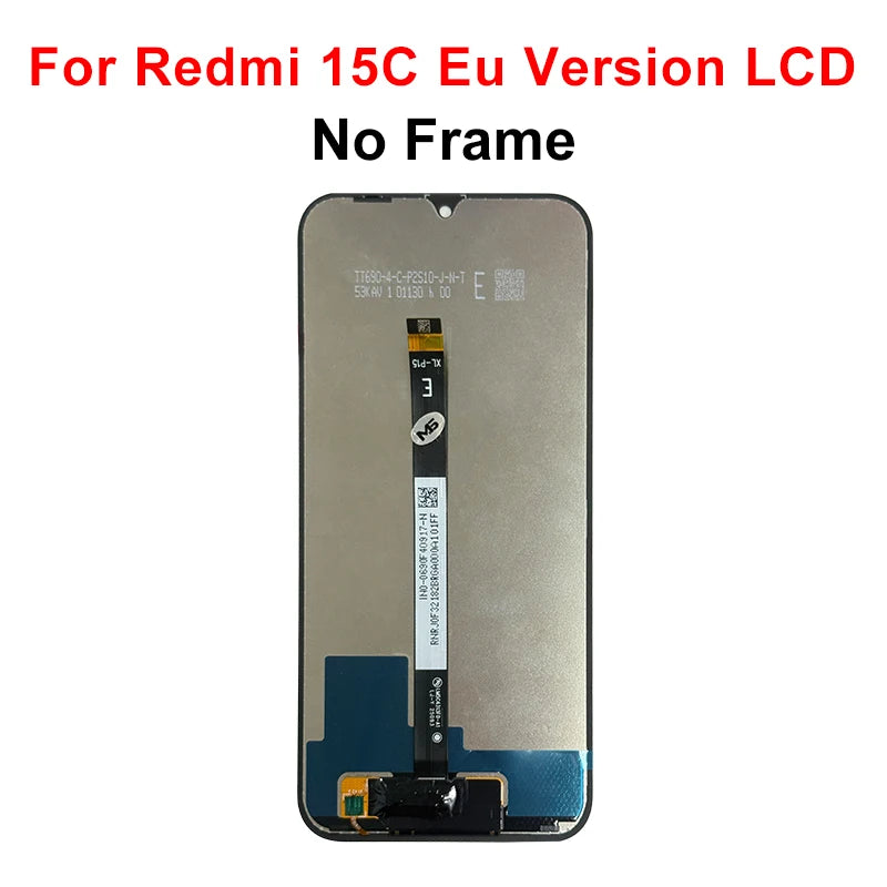 A- IPS For Xiaomi Redmi 12C 22120RN86G 12 LCD 14R 14C Display Touch Screen Digitizer Replace For Redmi 13C LCD 13 Display 15 15C