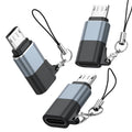 1-3 Pieces Female Type-C to Micro USB Male Connector Adapter For Xiaomi Redmi Huawei Type-C Micro USB Charger Adapter Converter