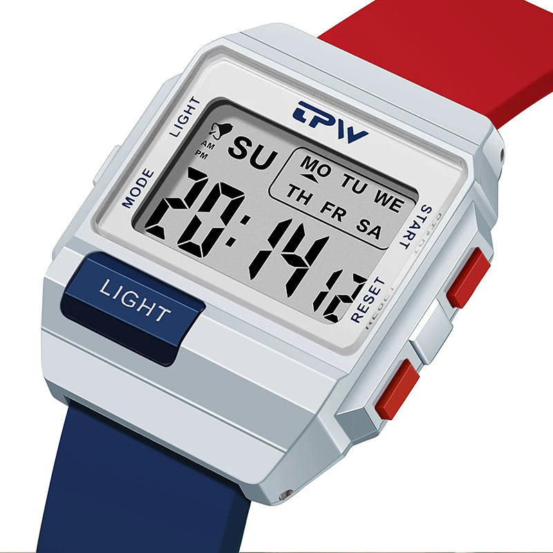 TPW 36mm Midsize Digital Watch For Women Teenage  Meter Water Resistant