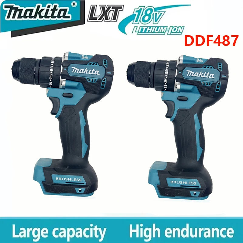 Original Makita Battery DDF487 Cordless Driver Drill Brushless Electric Impact Screwdriver Rechargeable  battery Power Tool