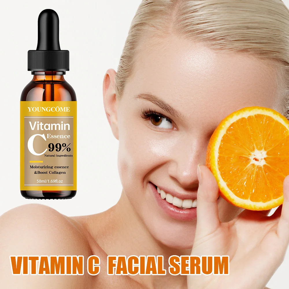 VitaminC Face Whitening Serum Spot Serum Anti Aging Whitening Brightening Dark Spots Freckle Remove Healsdryskin Hyaluronic Acid