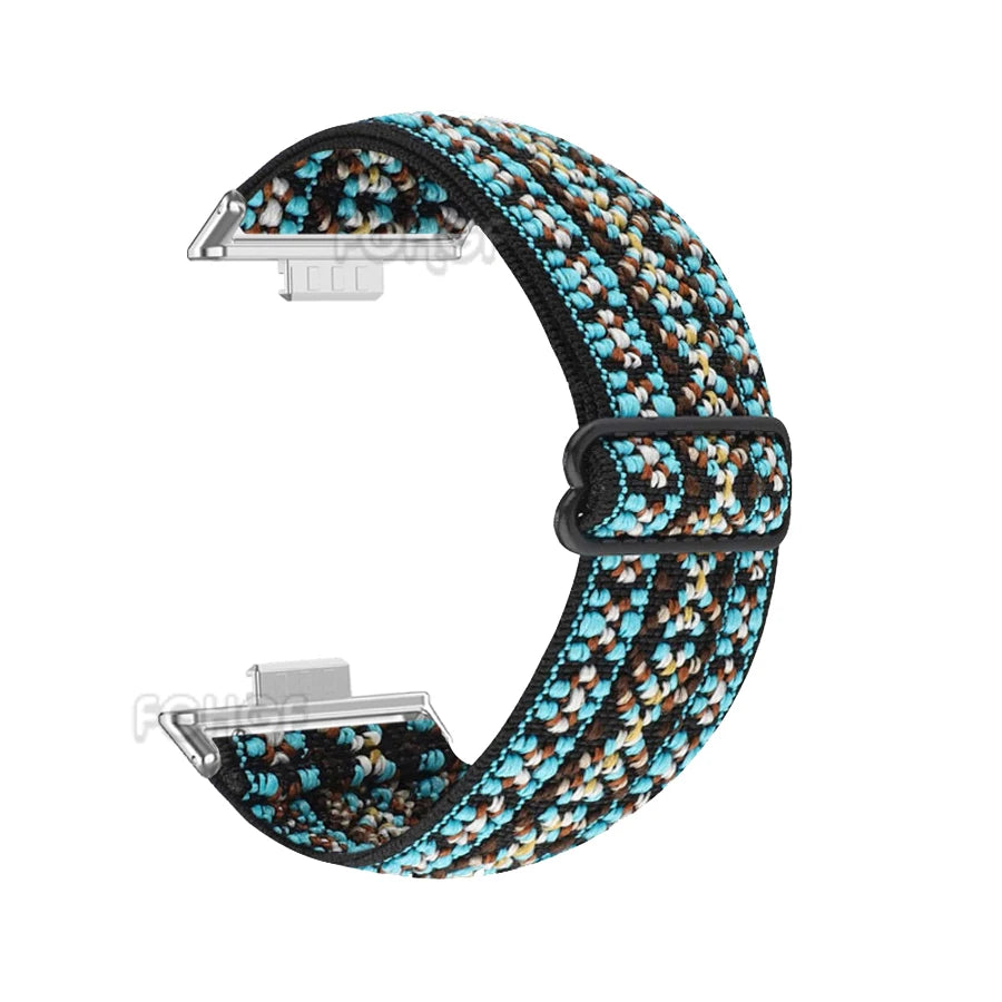 Elastic Nylon Loop Watch Band For Huawei Watch Fit 4 Pro Strap Replacement Wristband For Huawei Fit 3 Bracelet Correa Accessorie