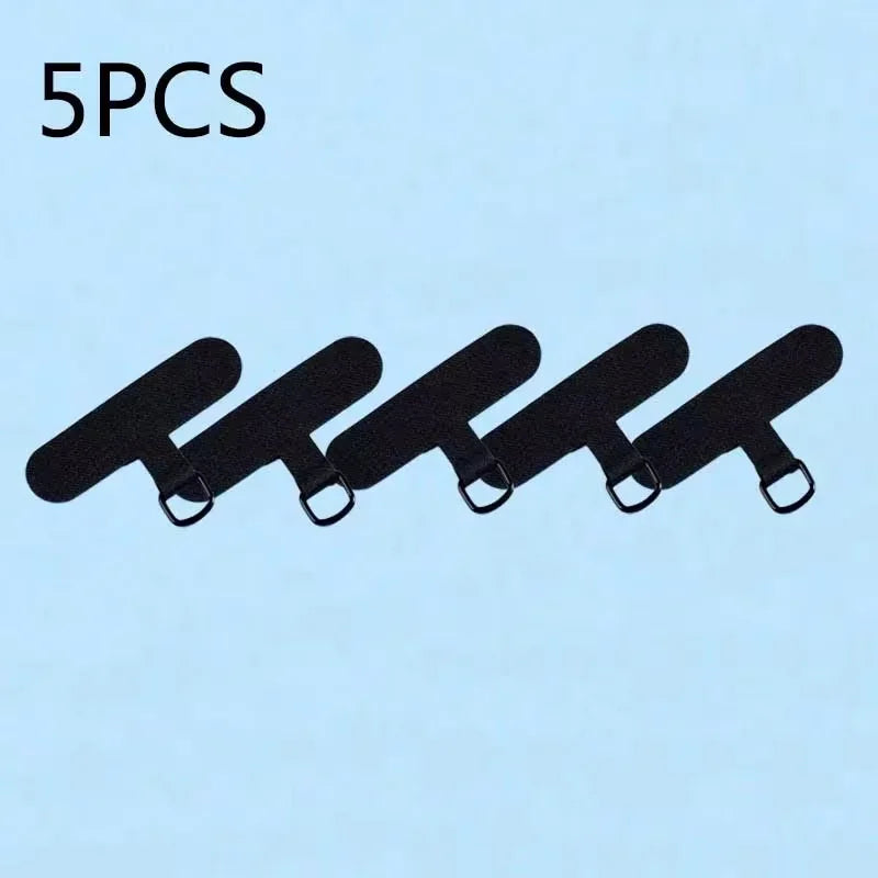 4/1PCS Ultra-thin Stainless Steel Phone Tether Patch Gasket Cellphone Strap Parts Replacement Lanyard Safety Connect Piece