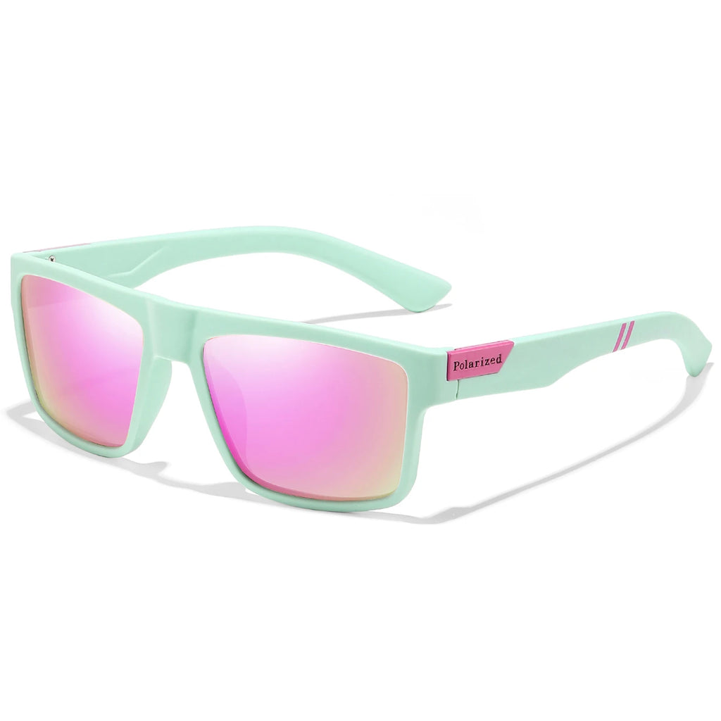 Luxury Square Vintage Polarized Windproof Cycling Sunglasses UV400 Male Eyewear Men Women Fashion Travel Driving Fishing Glasses