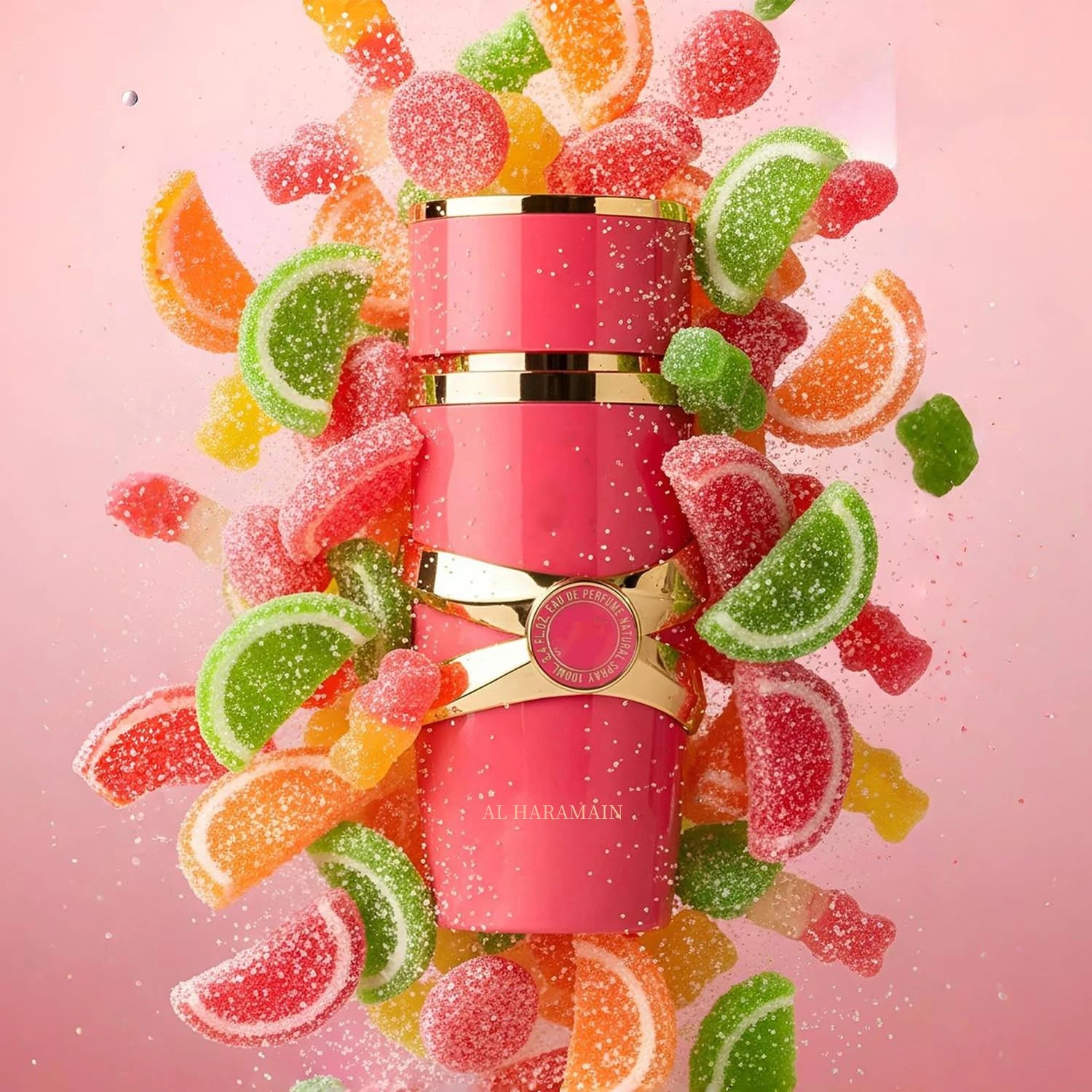 Yara Candy - Vanilla, Fruity, Citrus, Floral - Eau de Parfum Long-Lasting Fragrance for Women, 3.40 Ounce / 100 ml