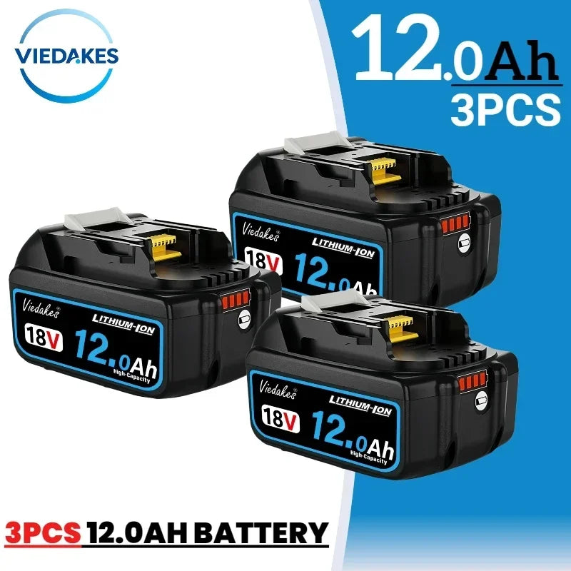 100% Original 18V 12000mah Fast Charging Lithium-ion Battery ◇ For Makita 18v BL1850 BL1840 BL1830 Battery◇