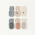 3/5 Pairs Baby Adorable Animals Pattern Non Slip Floor Socks, Breathable Casual Socks For Boys and Girls Kids Indoor Activities