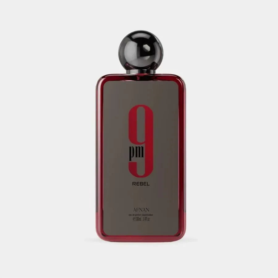 Afnan 9 pm Rebel Unisex Eau de Parfum  3.4fl oz, Luxurious Long-Lasting Fragrance for Versatile Occasion.s