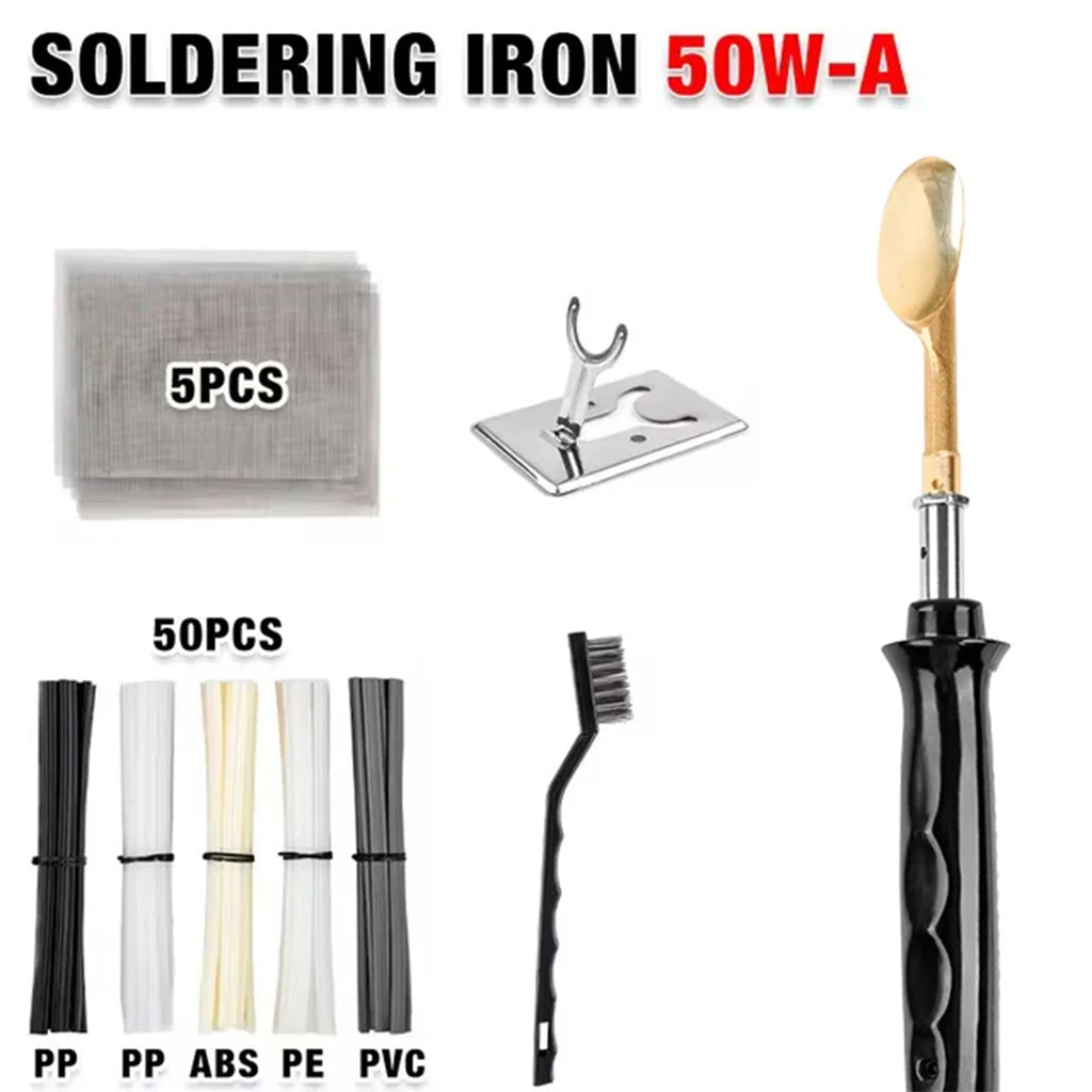 50W / 100W Home Leather Ironing Tool Crack Repair Smoothing Tool Repair Plastic Soldering Iron Car Bumper Welding Machine,Tools