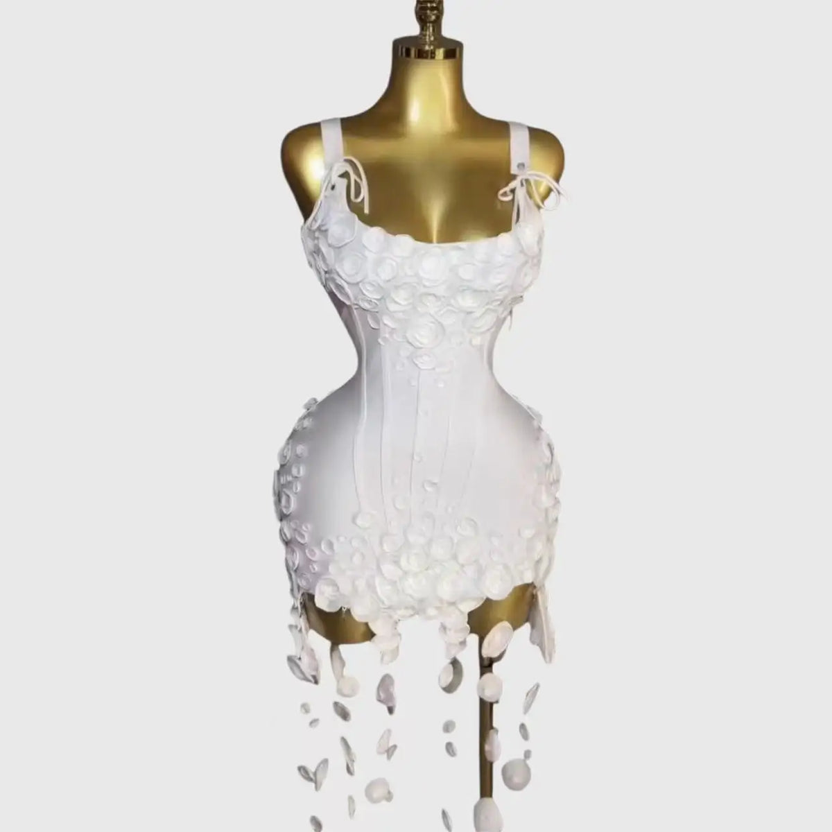 2026 New Bandage Dress Women Sexy Tube Top Sleeveless Floral Waist Elegant Temperament Evening Party Gown
