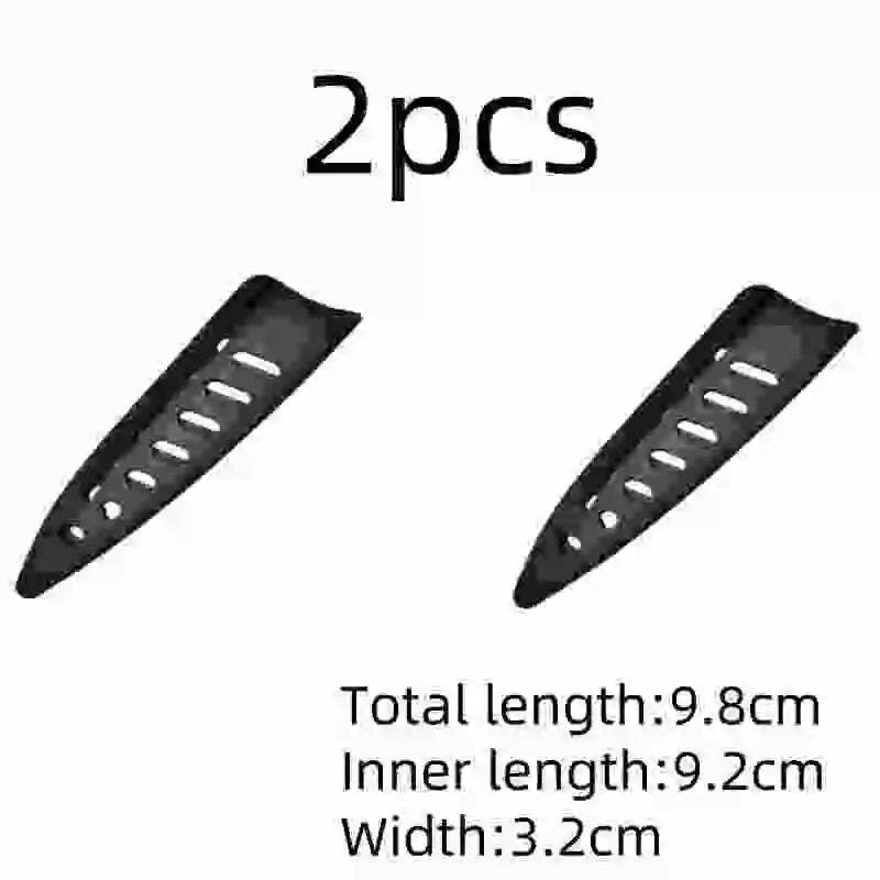 Kitchen Knife Sheath Black Plastic Knife Covers Knife Blade Protector Cover Guards Case Kitchen Accessories кухонні аксесуари