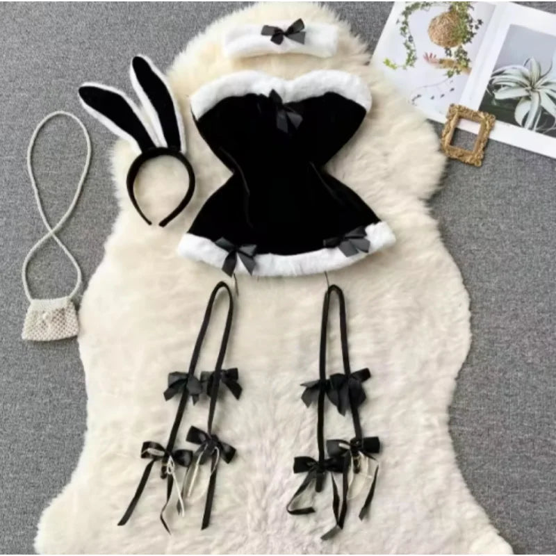 Woman Fashion Comfortable Jumpsuit Women Uniform Sexy Party Hotsweet Outfit Women Cool style Long Sleeve Jumpsuit Set Halloween