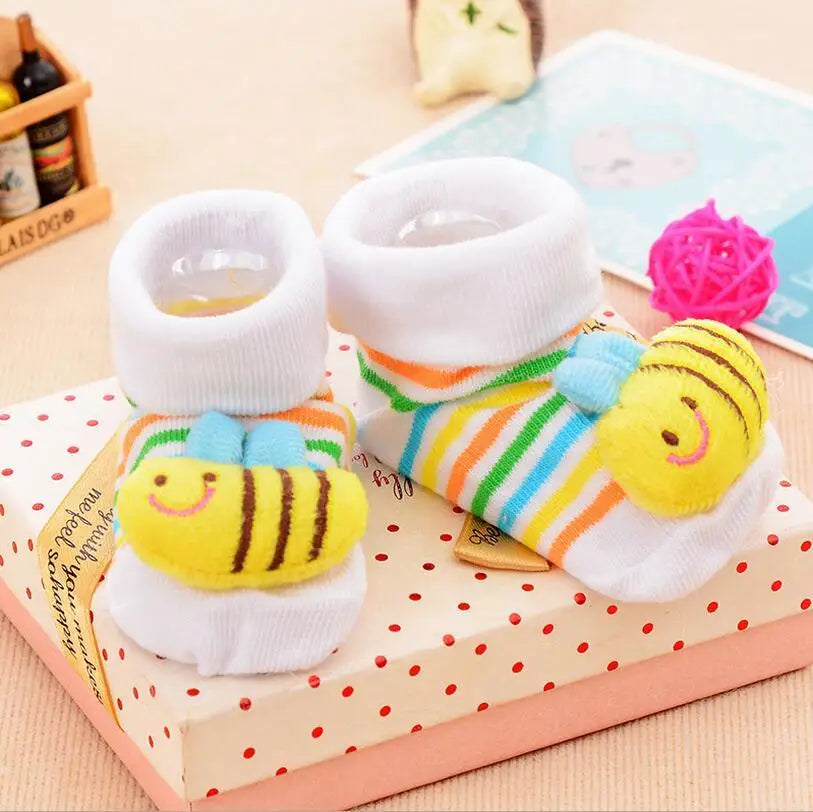 Baby Socks Toy Slipper Girls Boys Newborn Accessories Anti Slip Animal Kids Toddlers Gift Clothes Infant Stuff Children Bear