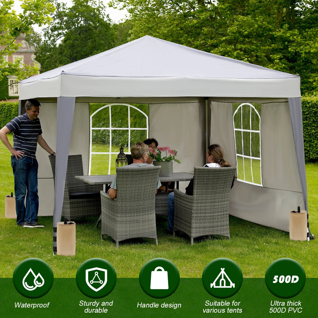 4/8Pcs Portable Canopy Water Weight Bag 88lbs Tent Water Weights with Fastening Straps Quick Installation Awning Leg Weights