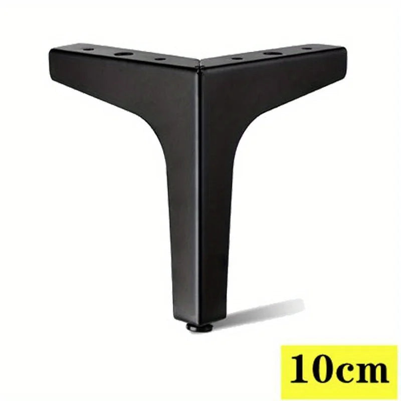4pcs Modern furniture legs metal gold Black Iron Sofa Feet for Table Bed Chair Desk Dresser Cabinet support Furniture Hardware