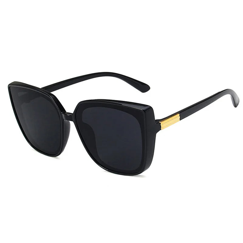 Square-framed Big Face European And American Trend Sunglasses Female Retro New Net Red With The Same Glasses Sunglasses 1180