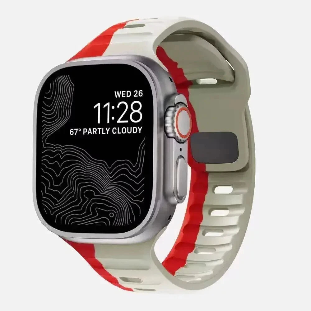 Soft Silicone Strap For Apple Watch 8 7 3 5 6 SE 4 Ultra 2 49mm for iWatch 45mm 41mm 44mm 40mm 42mm 38 Luminous Bracelet correa