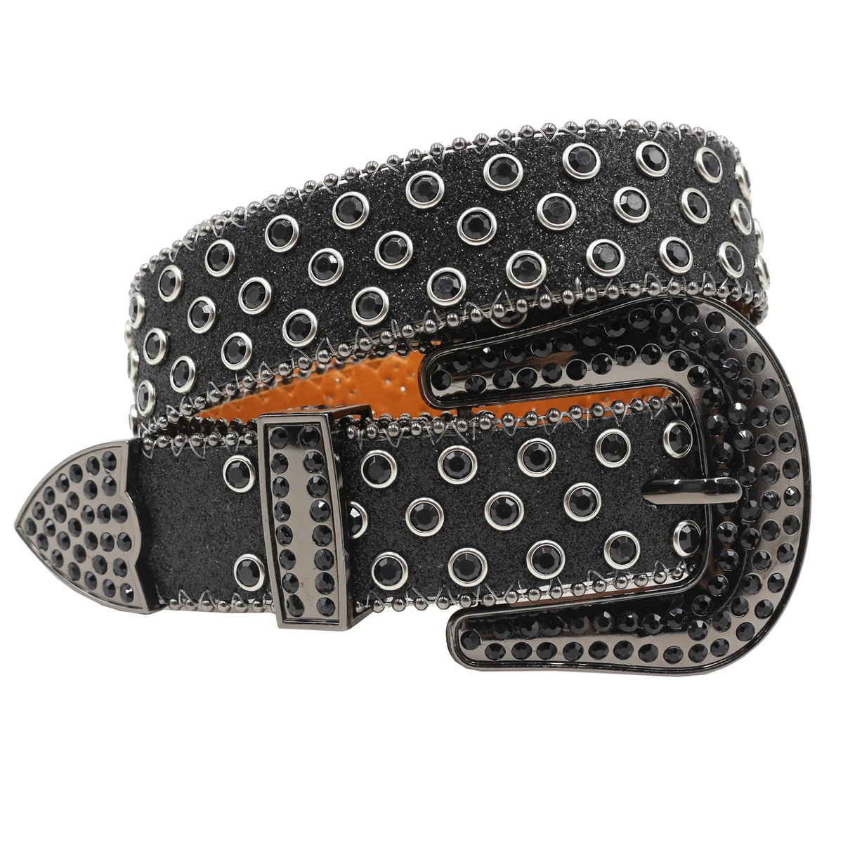 Hot Rhinestone Belts Studded Skull Lether Belts for Women Luxury Designer Brand Strap For Jeans Suppliers White Black