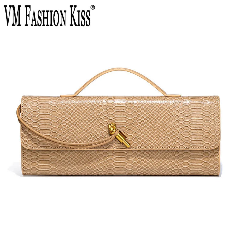 Women Bag Python Pattern Unique Design Top-Handle Bag Cover For Women's Fashionable Outfits And Evening Shoulder Crossbody Bag