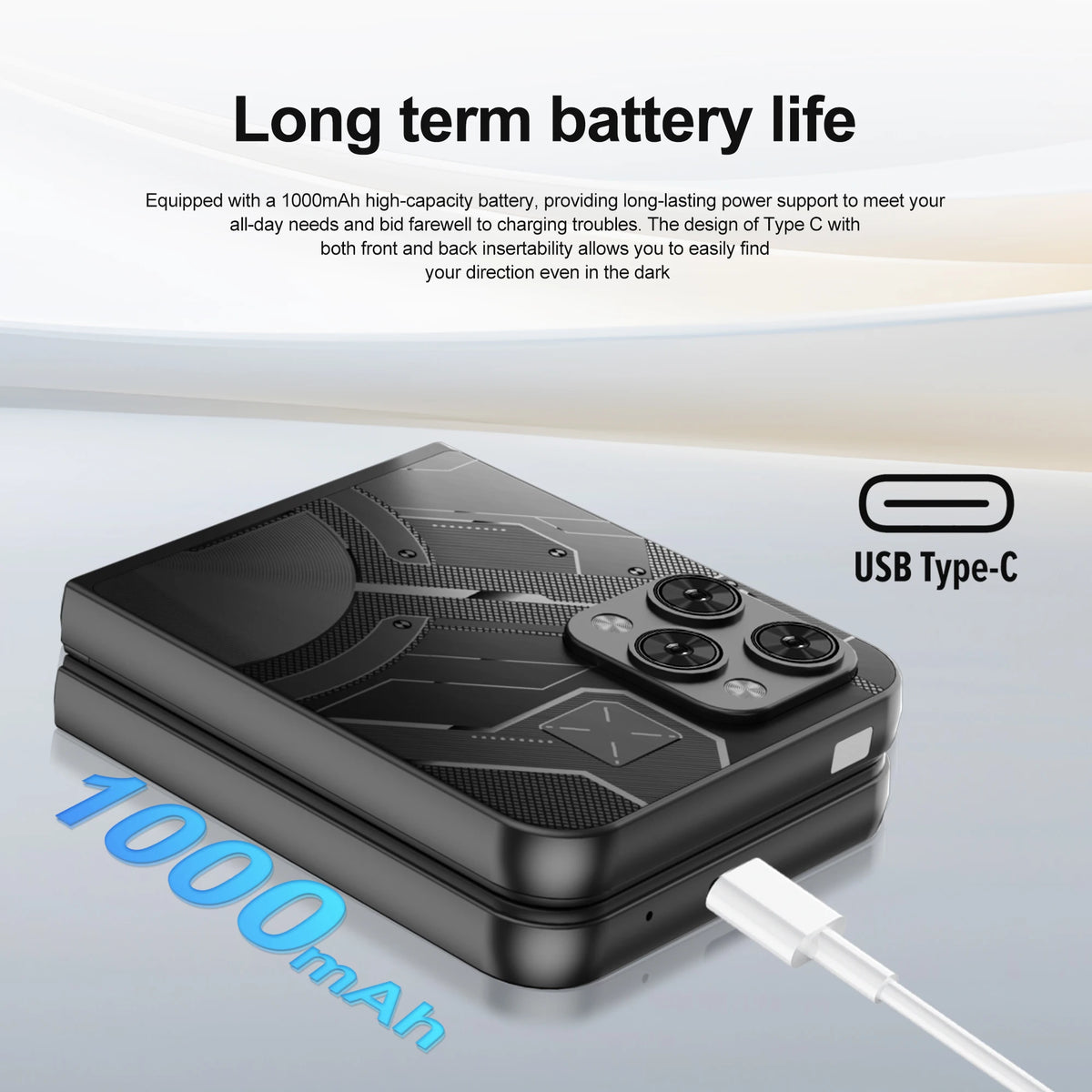 SERVO Flilo9 3G Mobile Phone Dual SIM Standby Call Recording Speed Dial FM Radio Blacklist Flashlight Foldable Button Cellphones