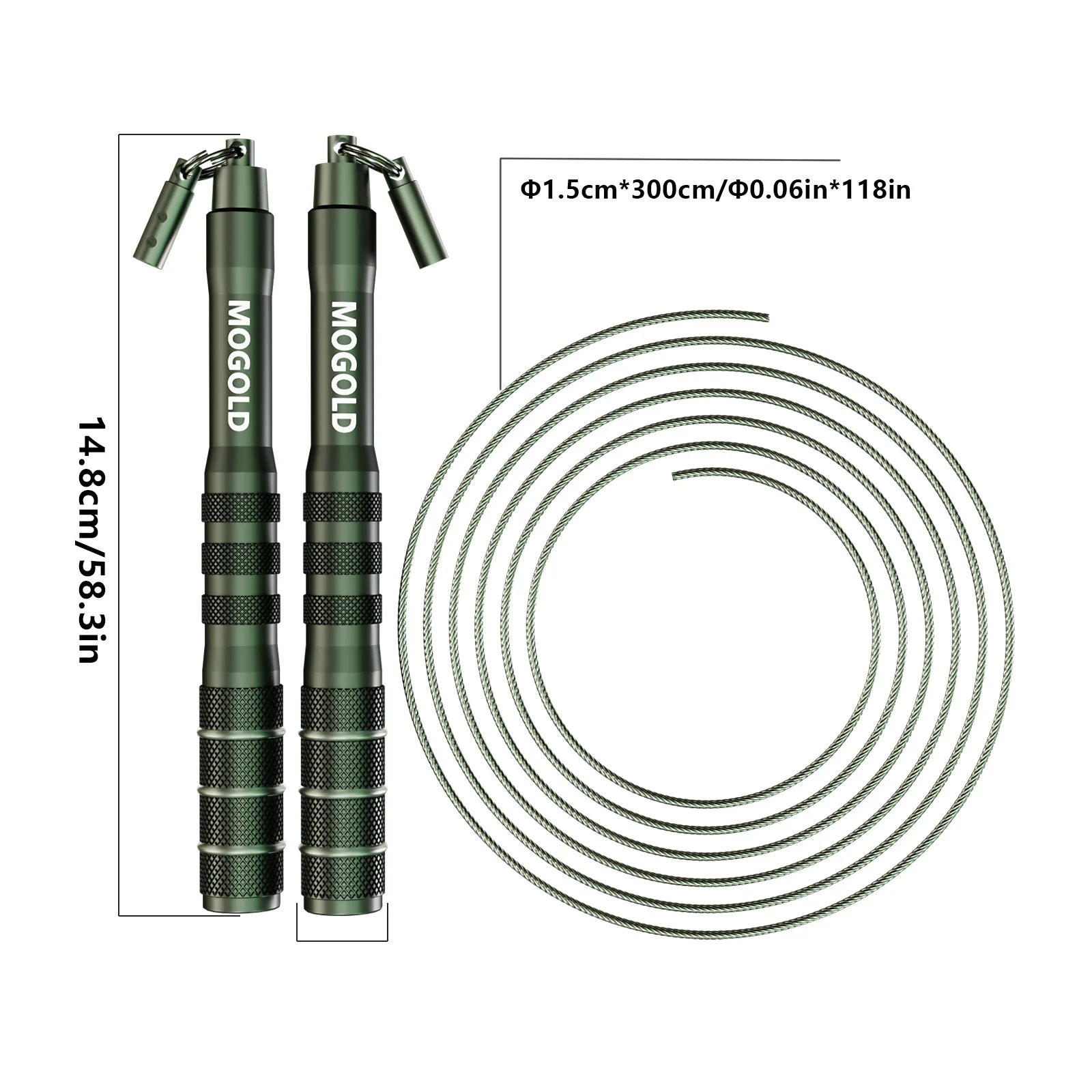Speed rope skipping, professional fat-burning adult fitness and weight loss exercise, wire rope skipping with smooth speed