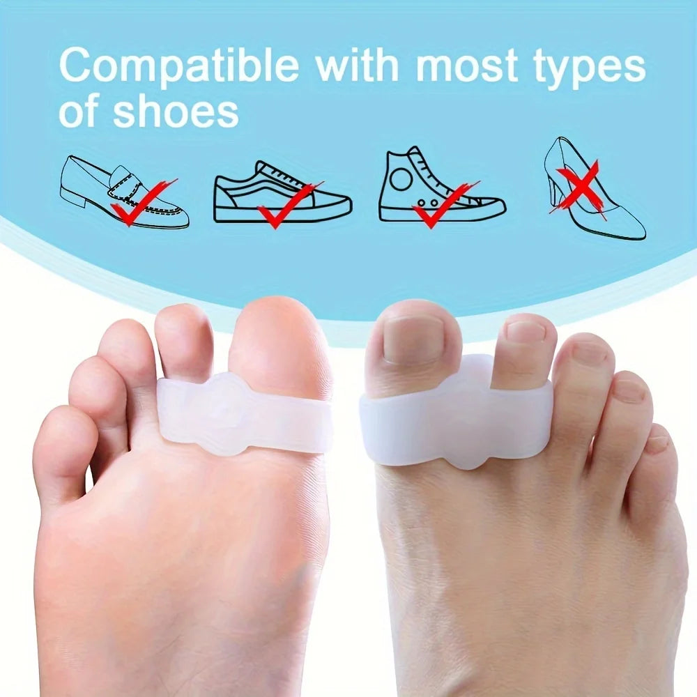 5pairs Toe Separators - Soft and washable, suitable for odor-free use during the night and at home. Comfortable thumb separators
