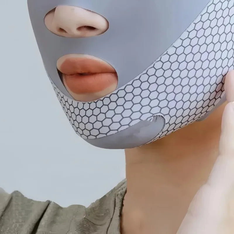 V-Shape Face Slimming Band Facial Skin Lifting Massage Tool for Double Chin Reduction And Face Thinning Relaxation Therapy