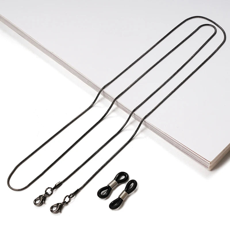 Fashion Reading Glasses Chain for Women Metal Sunglasses Cords Eyeglass Lanyard Hold Straps Eyewear Retainer