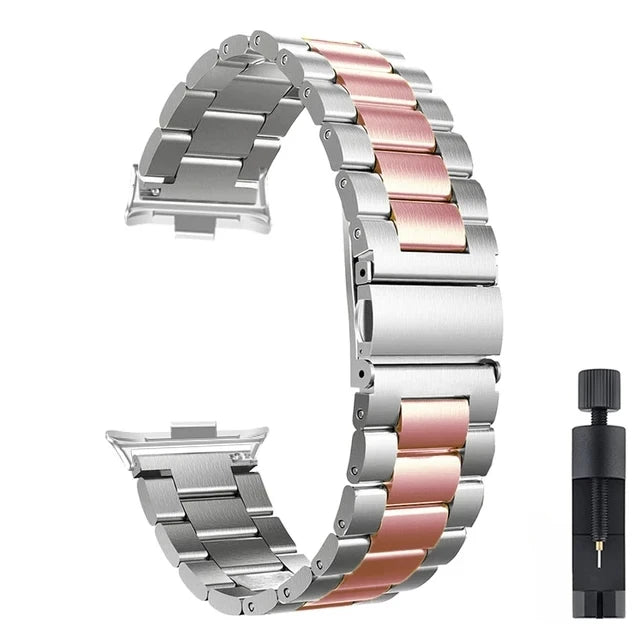 Stainless Steel Strap For Redmi Watch 4 Metal Luxury Band Replacement Watchband For Xiaomi Mi Band 8 Pro Sport Bracelet Correa